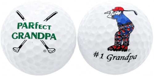 Westman Works Happy Fathers Day Grandpa Set of 2 Golf Ball Gift Pack for Grandfather