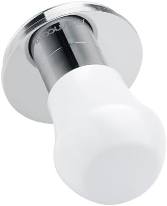 Normcore 45.5mm Coffee Tamper V4.1 Mini, Spring-Loaded Espresso Tamper with Click Feedback, Flat Base with Silicone Stand for Flair Pro, Pro 2, White - Thumbnail 3