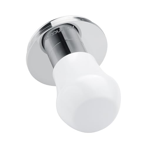 Normcore 49.7mm Coffee Tamper V4.1 Mini, Spring-loaded Tamper For La Pavoni Pre-Millennium, ROK Espresso Maker, 304 Stainless Steel Flat Base, White by Normcore - Used condition - Image 3