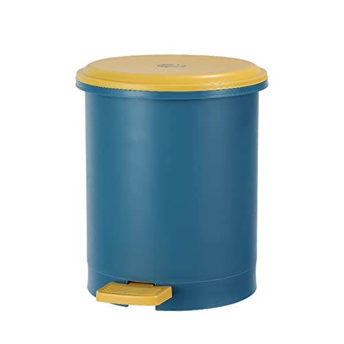 Poubelle de cuisine 12L bleue idéale pour salon et salle de bain