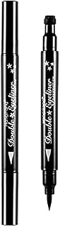 Pinkiou 2 in 1 Eyeliner Stamp Pen Double Heads Waterproof Long Lasting Eye Makeup Pencil (Star Shape)