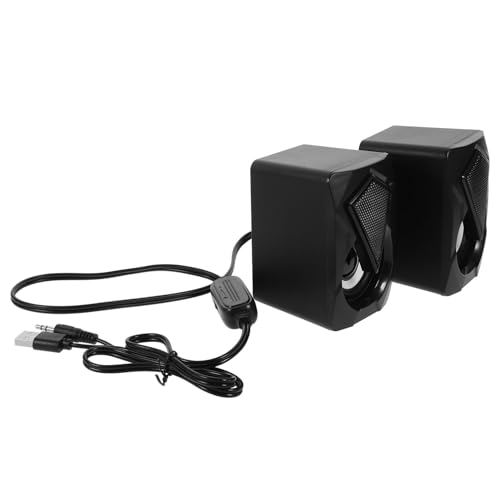 DOITOOL 2Stücke RGB Kompakte PC-Lautsprecher
