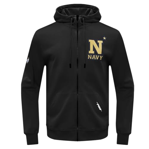 Image of Pro Standard Mens College Classic Chenille Cotton Double Knit Full Zip Hoodie