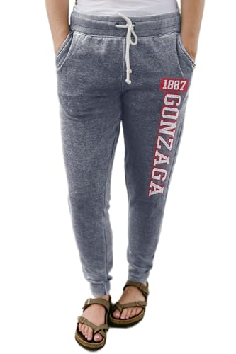 Gonzaga Bulldogs NCAA Officially Licensed Women's Jogger Sweatpants Burnout, XX-Large