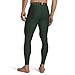 Under Armour Men's HeatGear Armour Leggings, (301) Forest Green/White/White, Small