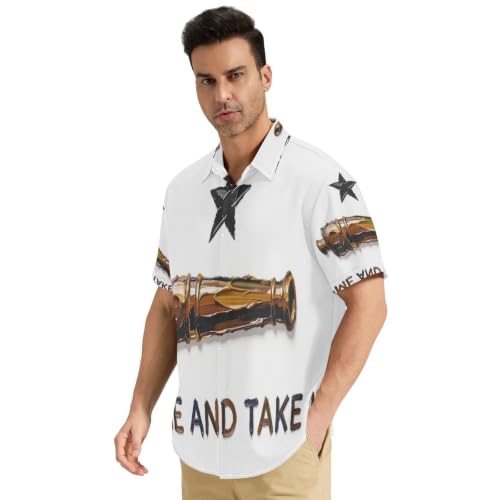 Chemises à manches courtes homme premium motif Texas Come and Take It taille S