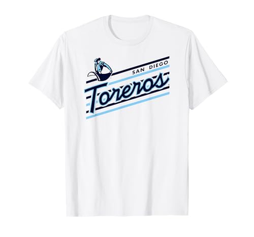 San Diego Toreros Retro Performer White Officially Licensed T-Shirt