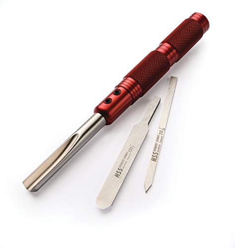  MICRO SET DI SGORBIE 3 PEZZI CON MANICO IN ALLUMINIO 86 HS3T - Robert Sorby