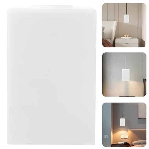 Image of Generic Glass Lamp Shade Replacement Ceiling Light Glass Shade for Pendant Wall Light Chandelier Lamp Cover 6.10 X 3.93 X 3.93 in Tool-Free Installation