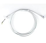 Magsafe2 T-tip connector, Black wire GROUND, White wire POSITIVE