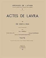 Actes de Lavra. III: de 1329 a 1500 2283604109 Book Cover