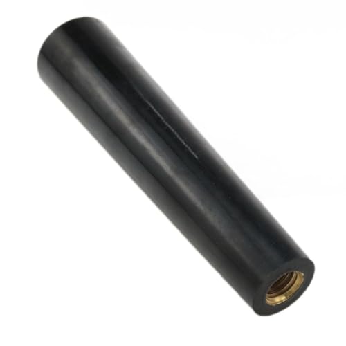 yukata Black revolving Handle 3/8inch Wood Stove Parts Fireplace Door Handles Threaded knob for housing Construction, Furniture Repair,arious Machines and Tools