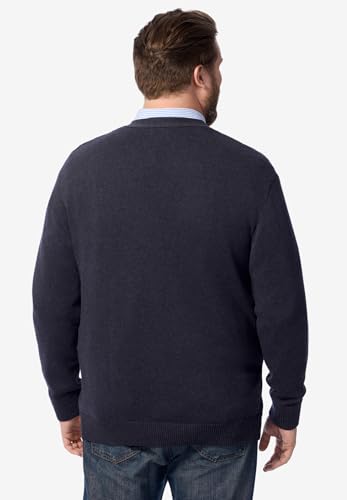 KingSize Men's Big & Tall Shoreman’S Cardigan Cable Knit Sweater2