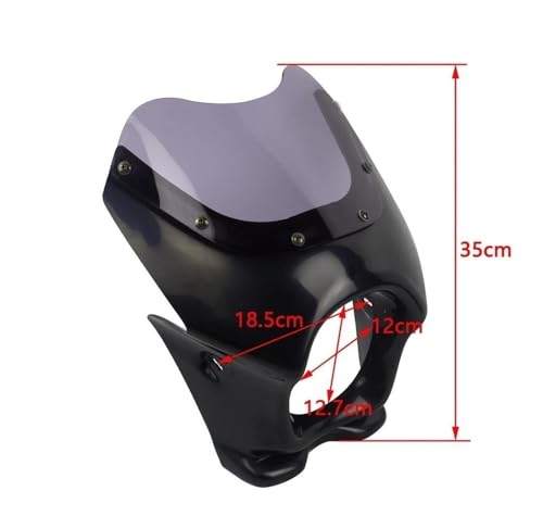 Carénage de phare moto de qualité supérieure pour Benri 90 et CD90