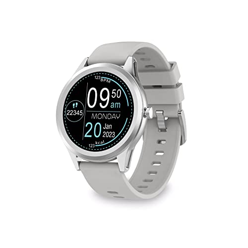 BRACELET CONNECTE GLOBE GRIS KSIX pour mesurer vos calories et analyser le sommeil