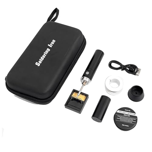 Plookyoe Soldador USB Mini Conveniente Temperatura Ajustable Herramientas para el Hogar DIY Manual Radio Juego de Soldador