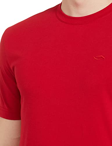 Image of Max Men's Cotton Regular Fit Half Sleeves Crew Neck Solid Lounge T-Shirt