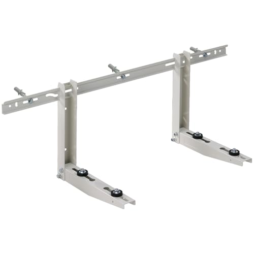 HANTECH Wandhalterung für Klimaanlage Außengerät bis 165kg - Wandkonsole Set für Split Klimagerät oder Wärmepumpe - sehr robust, stabil und...