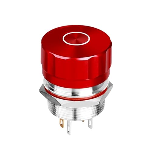 Bouton d'arrêt d'urgence 19mm inox IP65 type rétention