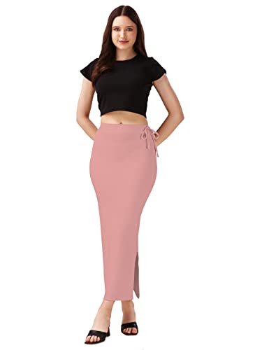 Image of Mehrang Microfiber Saree Shapewear Petticoat for Women, Cotton Blended Shape Wear Dress for Saree
