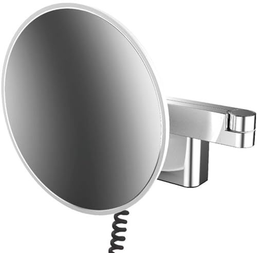 Condizioni di luce ideali: l'illuminazione a LED dello specchio make up è controllata da 2 pulsanti che consentono di regolare la luminosità e il colore della luce in modo continuo.