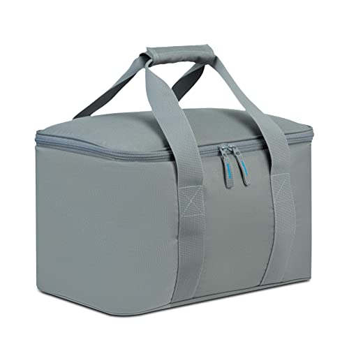 Bolsa térmica para comida y bebida con aislamiento compacto y diseño plegable