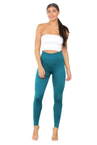Leggings acanalados para mujer que eliminan transparencias en el gimnasio