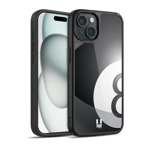 Coque en gel pour iPhone 15 Head Case Designs Billard Collections antichoc