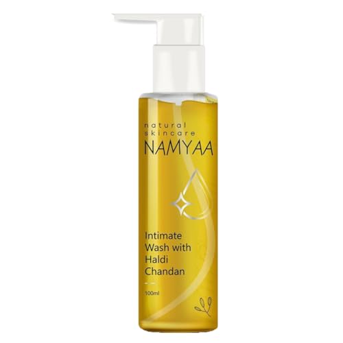 Image of Namyaa Haldi Chandan Intimate Hygiene Wash | With Germ and Odour Protection | pH Balanced 100g| Pack Of 3