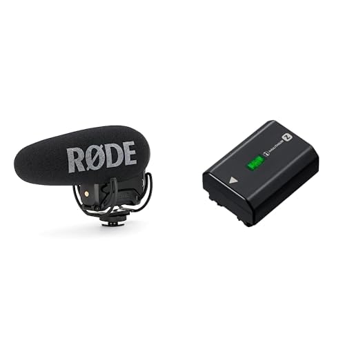 VideoMic Pro+ avec Filtre Passe-Haut et Batterie NP-FZ100 Intégrée