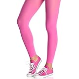 Amscan Perfect Team Spirit Footless Adult Tights Accessory, Pink, One Size Party Supplies
