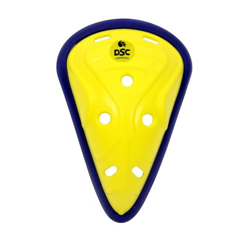 Image of DSC Shoc Cricket Abdominal Guard, Size - Youth, Color - Yellow