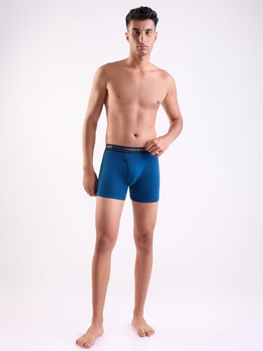 Image of Park Avenue Men Regular Fit Solid Pattern Pure Cotton Trunk Pack of 2