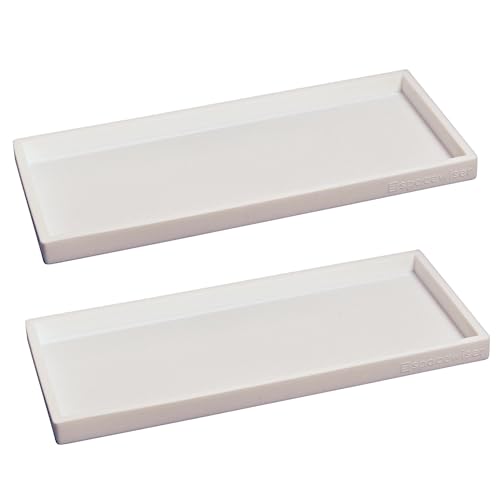 Countertop and Vanity Tray, 2 pc large silicone trays