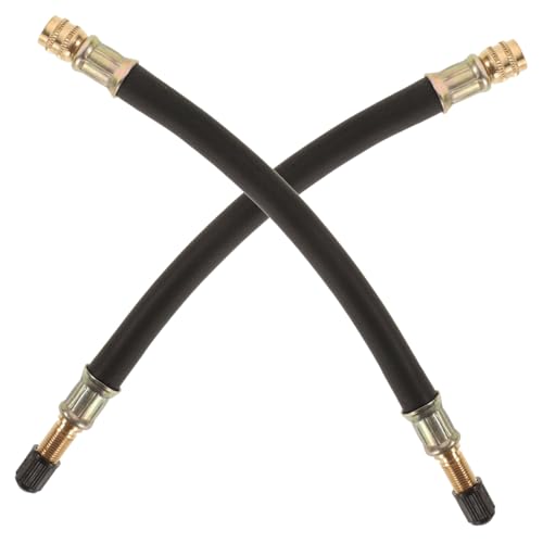 Cabilock 2pcs Tire Extender Adapter Flexible Stem Extension for Cars Bicycles and Motorcycles Prevents Air Leakage Effortless Inflation with Extended Design