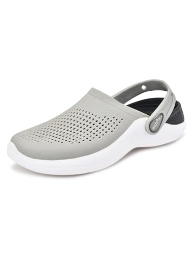Image of HEALTH FIT Super Soft Comfortable Adjustable Back Strap Men's Classic Casual Sports Clogs Clogs |Waterproof Anti Skid & Lightweight Cushioned Stylish Clogs Mules for Use Gents & Boys HF154