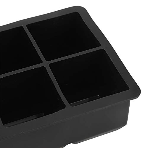 Fabricante de cubos de gelo, 8 grades de silicone, molde antiaderente para cubos de gelo, molde flex