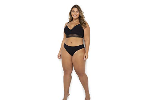 Calcinha Tanga AF Mais Curvas, Trifil, Feminino, Preto, 1XG