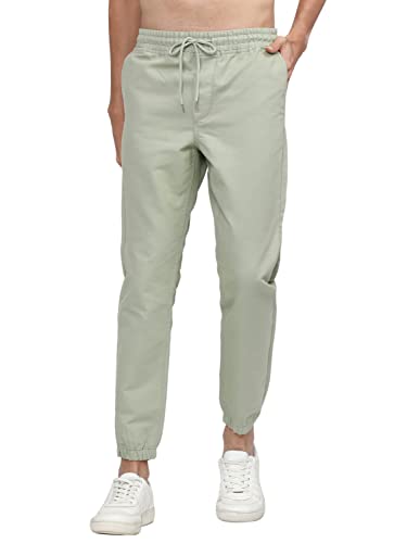 Image of KETCH Men Mid Rise Regular Fit Jogger Trouser
