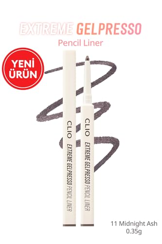 Suya Dayanıklı, Gün Boyu Kalıcı Kalem Eyeliner Extreme Gelpresso Kalem Liner (11 Midnight Ash), 6734