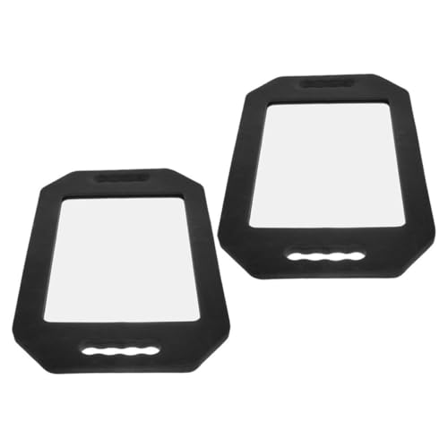 Espejo de mano resistente a caídas con doble asa para peluquero 2