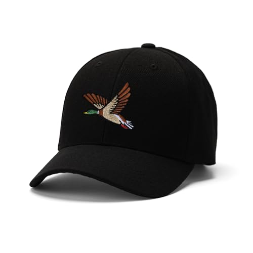 Image of Embroidered Baseball Cap for Women Men Adjustable Baseball Hat Black Baseball Cap Trucker Hat
