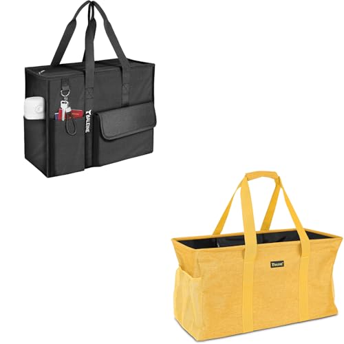 BALEINE Extra Large Utility Tote Bag with Wire Frame (22