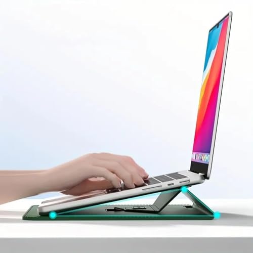 Image of TechTrendz Premium PU Leather Laptop Sleeve Bag for MacBook Laptops iPad Tablet 15.6 /15.4 /16.2 inch Laptop Cover Case for MacBook Neo 13 inch (A18 Pro Chip,2026) A3404 - Brown