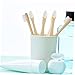 FOMIYES 5pcs Portable Soft Toothbrush for Adults Round Head Toothbrushes Ergonomic Handle for Sensitive Gums Travel Friendly