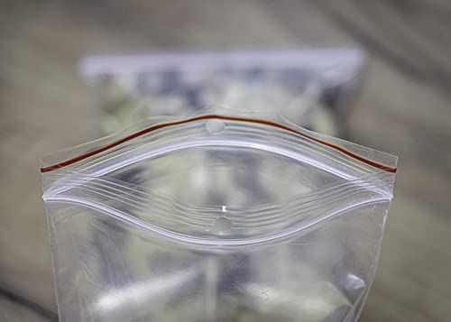 Pakomat Zip Beutel 100, Reißverschlusstaschen, Schnappverschluss, Druckverschluss, Beutel für verschiedene Materialien geeignet, Verpackungsbeutel, Polyethylenbeutel (12x18 cm)