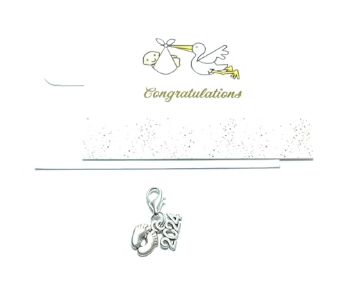 Libby's Market Place Mum To Be - New Mum 2024 Clip on Charm with Organza Gift Bag and Gift Card