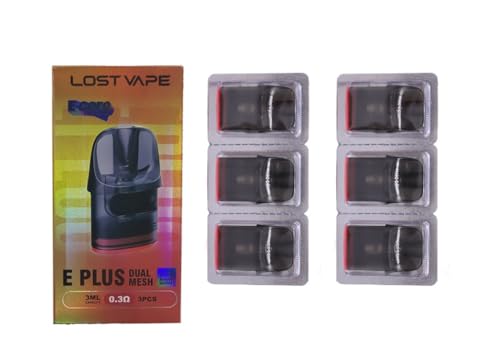 Lost Vape E Plus�f���A�� ���b�V���J�[�g���b�W 0.3��/0.45��/0.6���i3.0ml�j E-PLUS DUAL MESH Cartridge ���X�g�x�C�v �Z���} �i�m�Ή� Thelema Elite DM45/THELEMA Nan