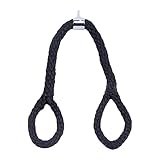 Harilla TRICEP STRAPT Striver Corta Profesional Bicep Bicep Baja Down Nylon Tricep Rope para lanzar Pesas de Pesas, 70cm