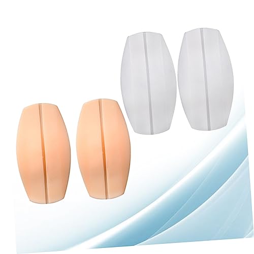 HONMEET 2 Pares Ombreiras Femininas Potenciador De Ombro Top Ombreira Suporte De Silicone Alças De O